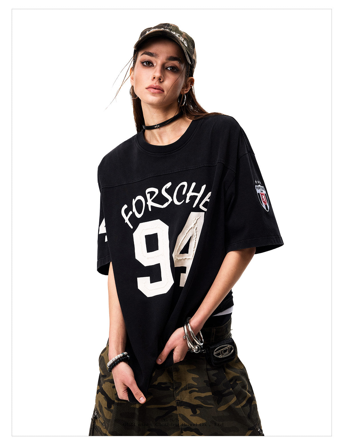 Badblood Unisex Oversized Graphic Jersey T-Shirt