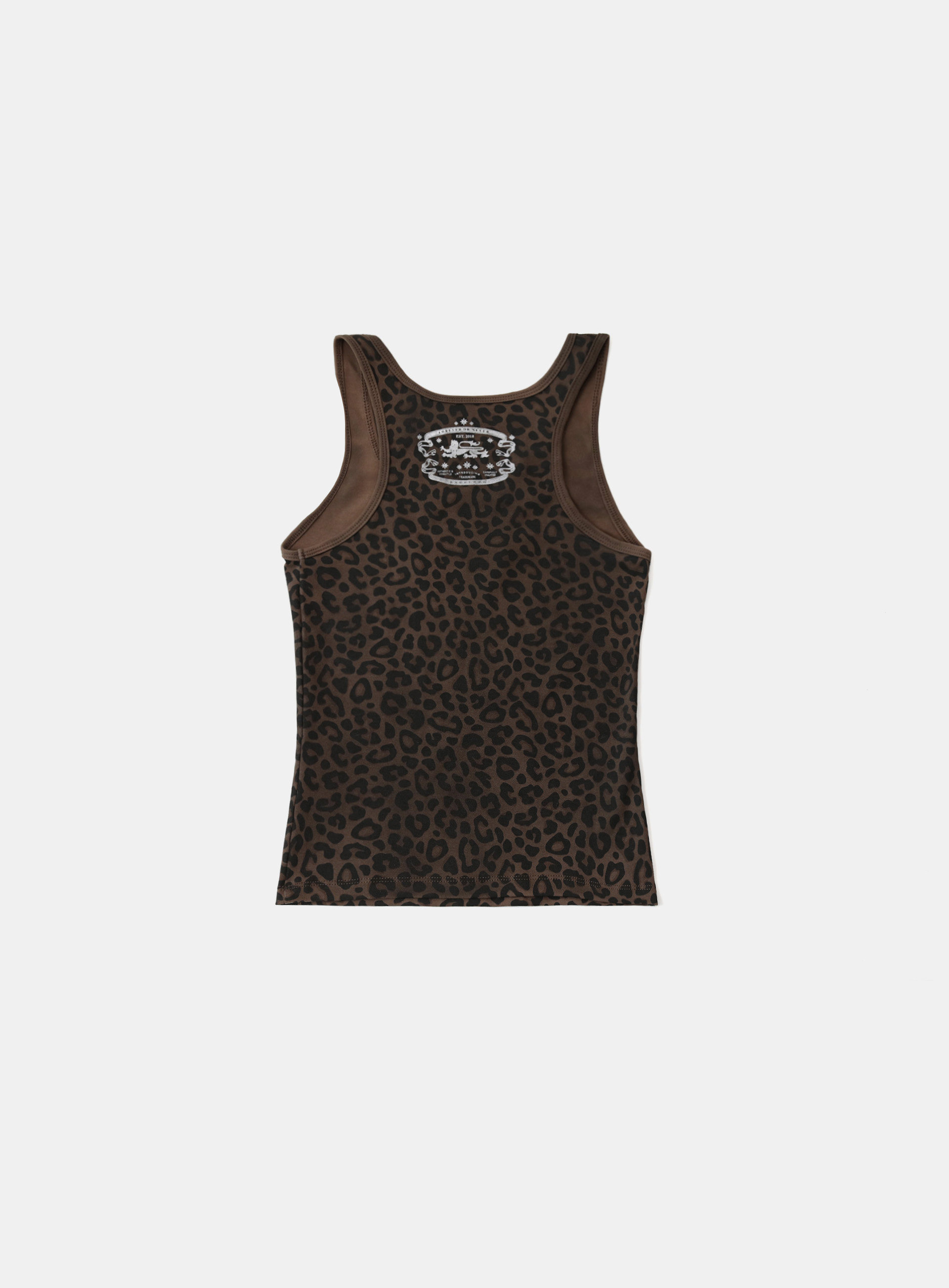 Badblood Women's Vintage Camo Leopard Print Cami Tank Top