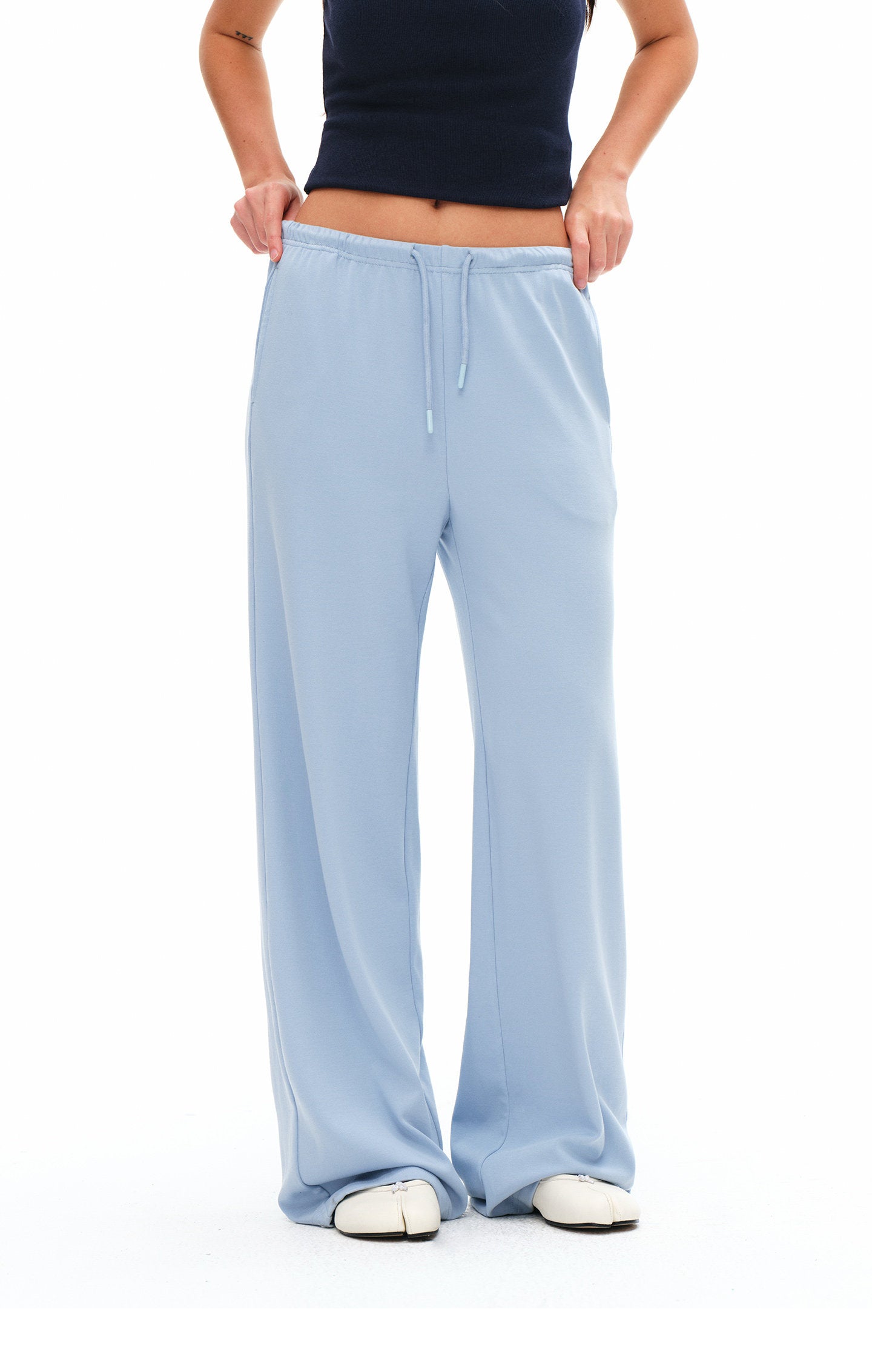 Women's TENCEL™ Lyocell Drawstring Wide-Leg Sweatpants
