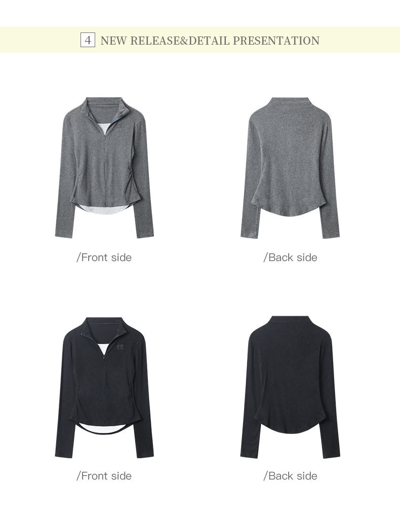 HeyHenry Women's Faux Two-Piece Long Sleeve T-Shirt