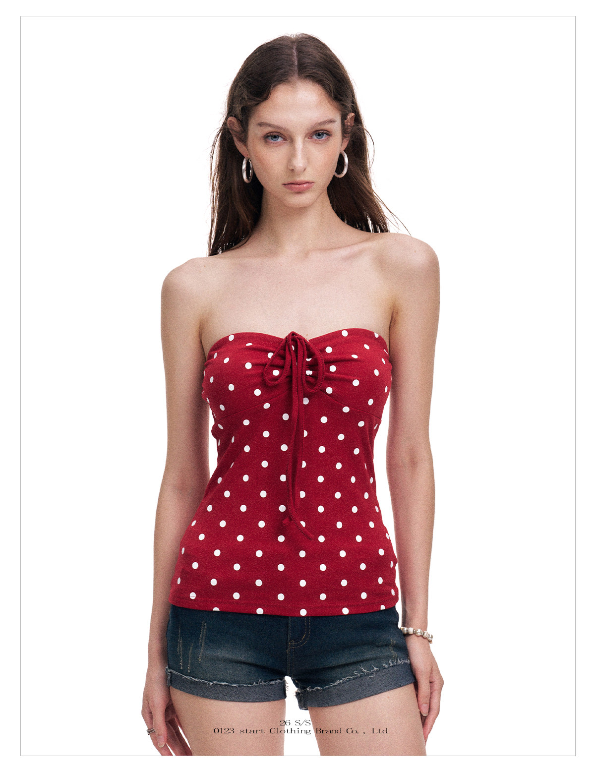 Badblood Women's Vintage Polka Dot Halter Cami Top