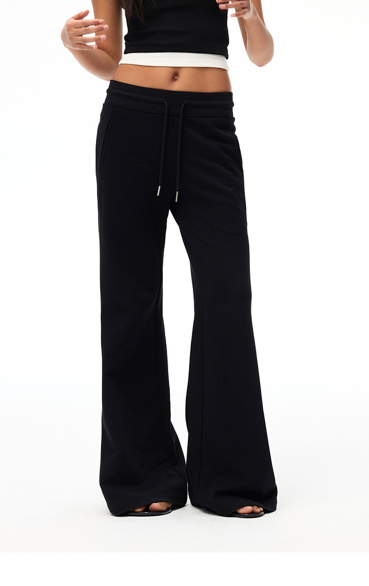 Women's 100% Cotton Wide-Leg Flared Pants