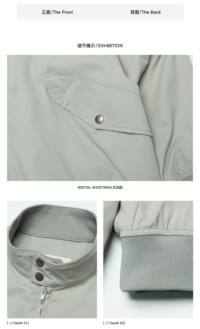 HeyHenry Stand Collar Utility Jacket