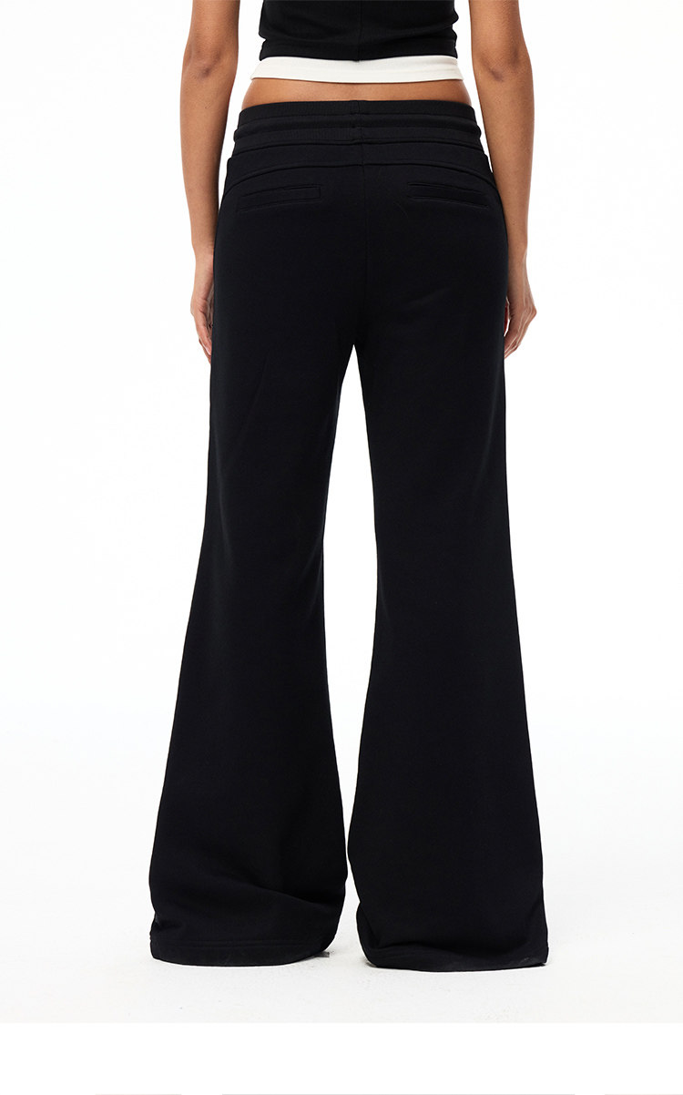 Women's 100% Cotton Wide-Leg Flared Pants