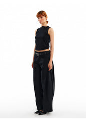 Unisex Washed Clean Fit Straight-Leg Jeans