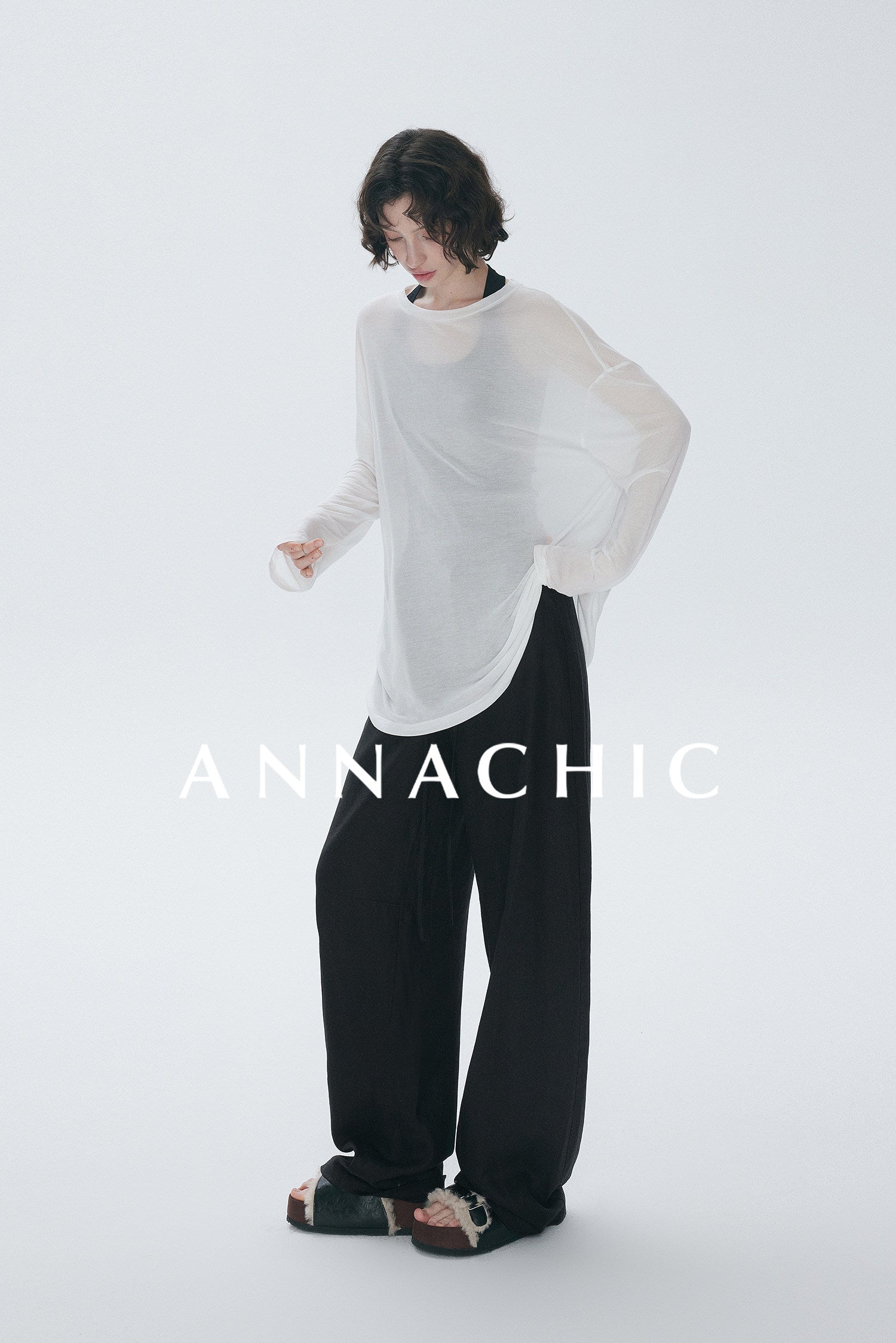 ANNACHIC Women's TENCEL™ Long Sleeve Sun Protection T-Shirt