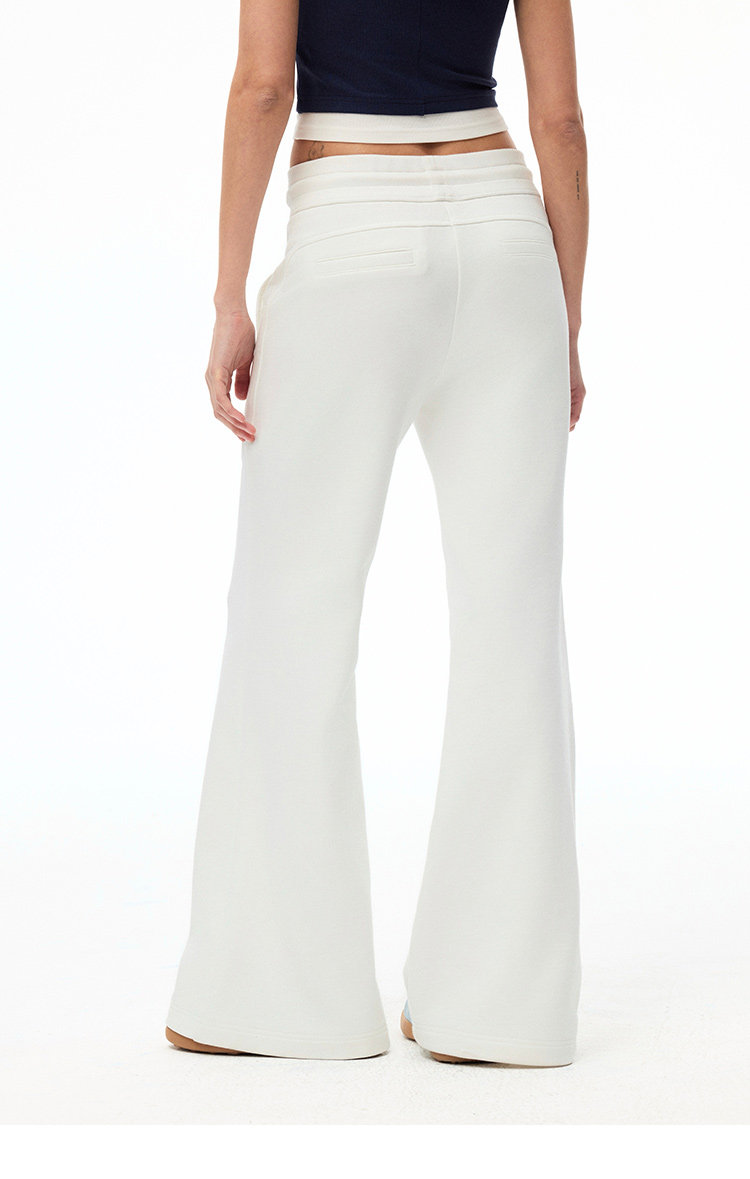 Women's 100% Cotton Wide-Leg Flared Pants