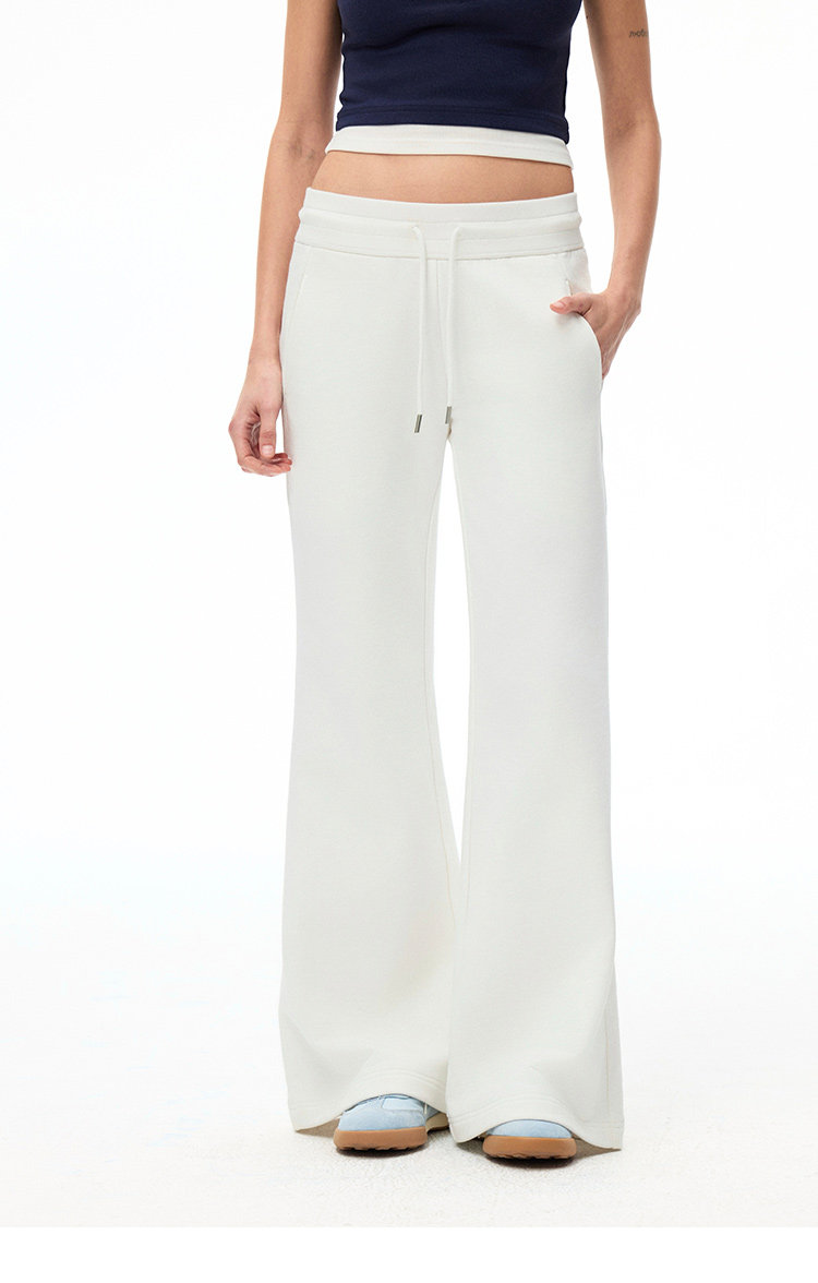 Women's 100% Cotton Wide-Leg Flared Pants