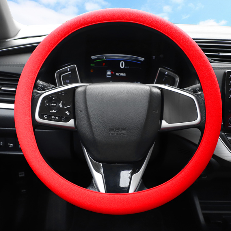 Universal Car Summer Ice-Cooling Ultra-Thin Steering Wheel Cover - Non-Slip, Sweat-Proof, Breathable, Wear-Resistant