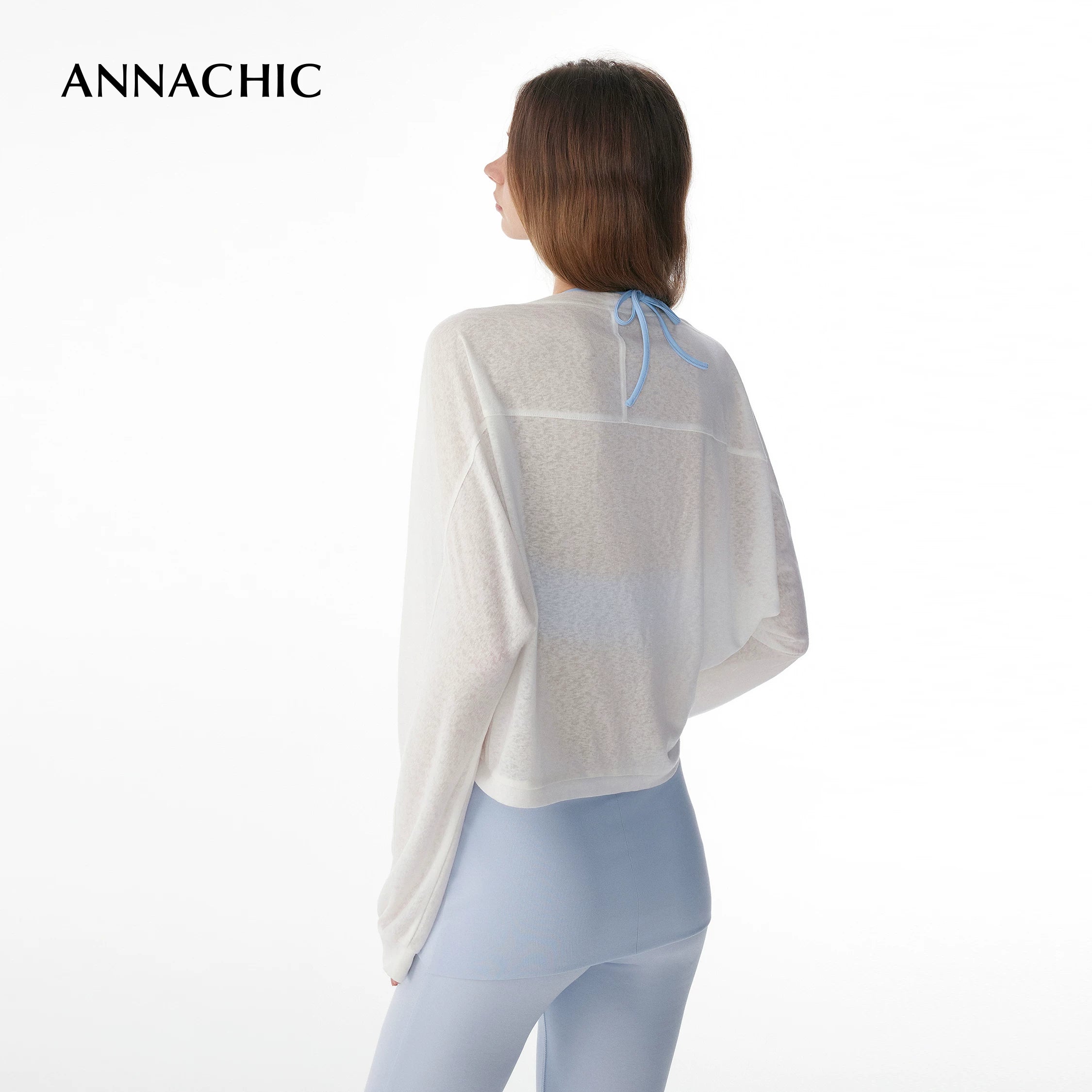 ANNASHIC Lightweight If Nothing Else _ Women's/Lightweight Sunscreen Shawl Air Conditioning Hoodie Top with Shoulder and Long Sleeve Cardigan