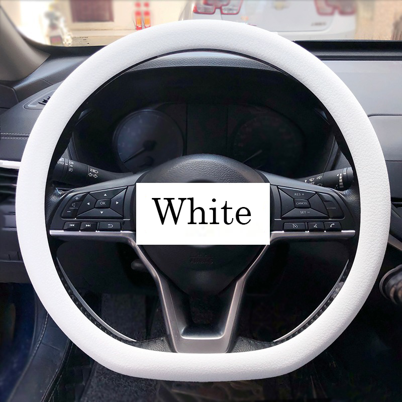 Universal Car Summer Ice-Cooling Ultra-Thin Steering Wheel Cover - Non-Slip, Sweat-Proof, Breathable, Wear-Resistant