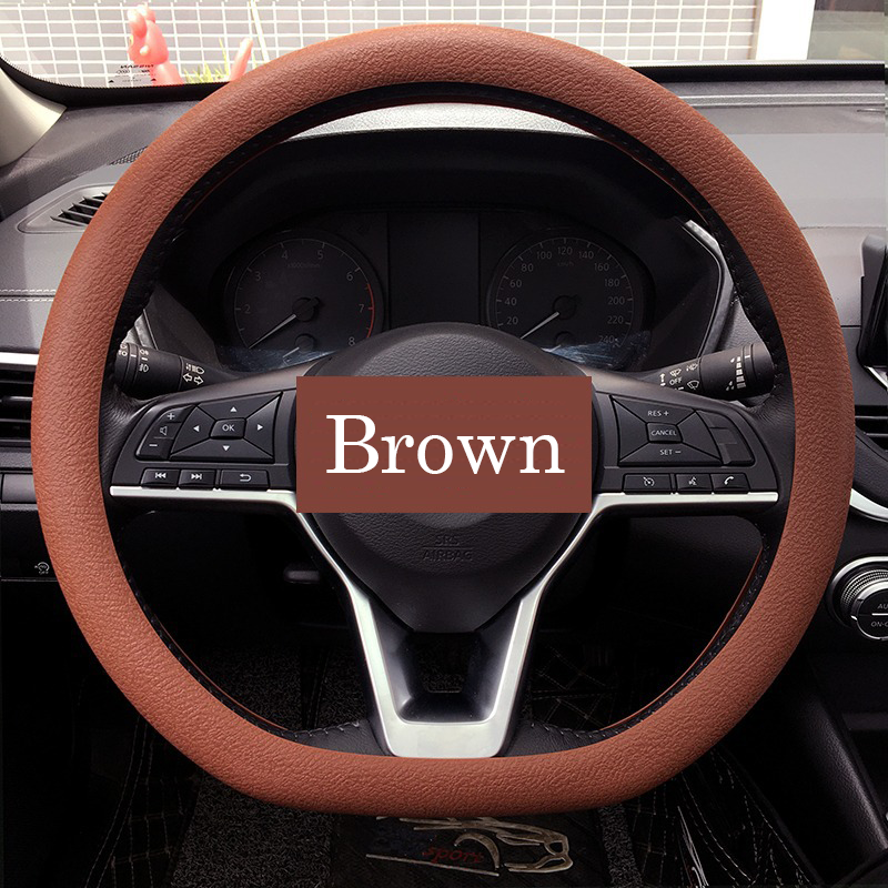 Universal Car Summer Ice-Cooling Ultra-Thin Steering Wheel Cover - Non-Slip, Sweat-Proof, Breathable, Wear-Resistant