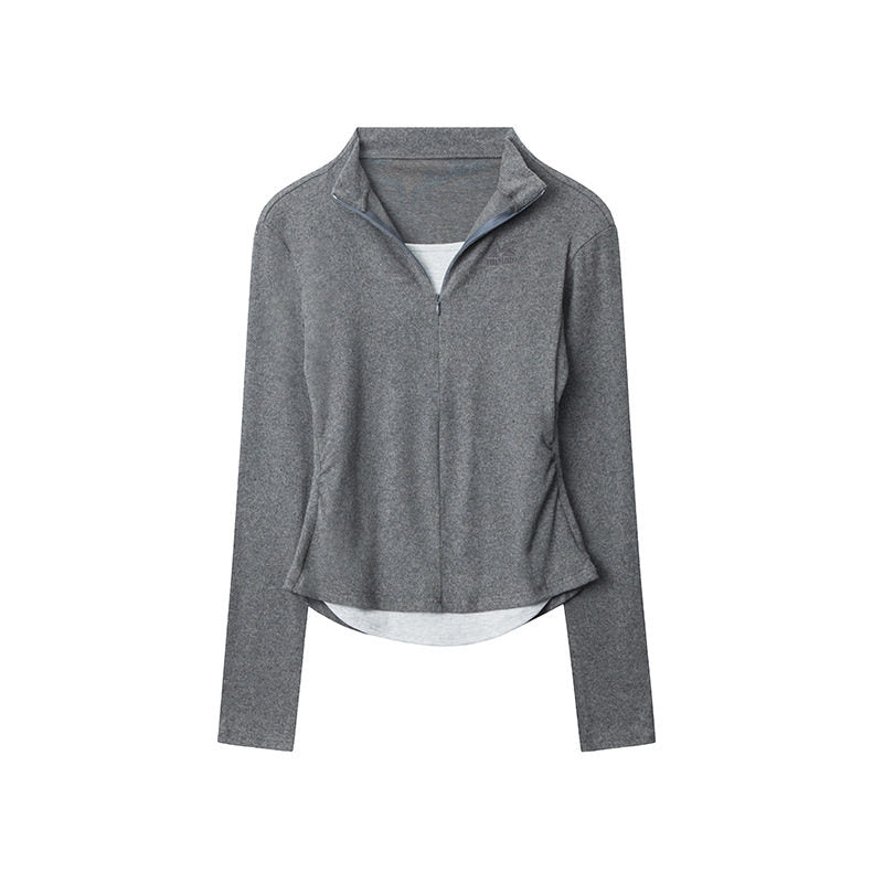 HeyHenry Women's Faux Two-Piece Long Sleeve T-Shirt