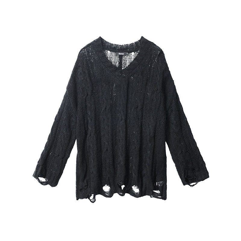 HeyHenry Women's Sheer Knit Sweater – Relaxed Fit Lightweight Pullover