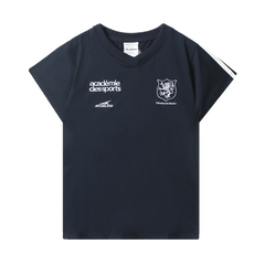 Badblood Women's Vintage V-Neck Cropped Jersey T-Shirt