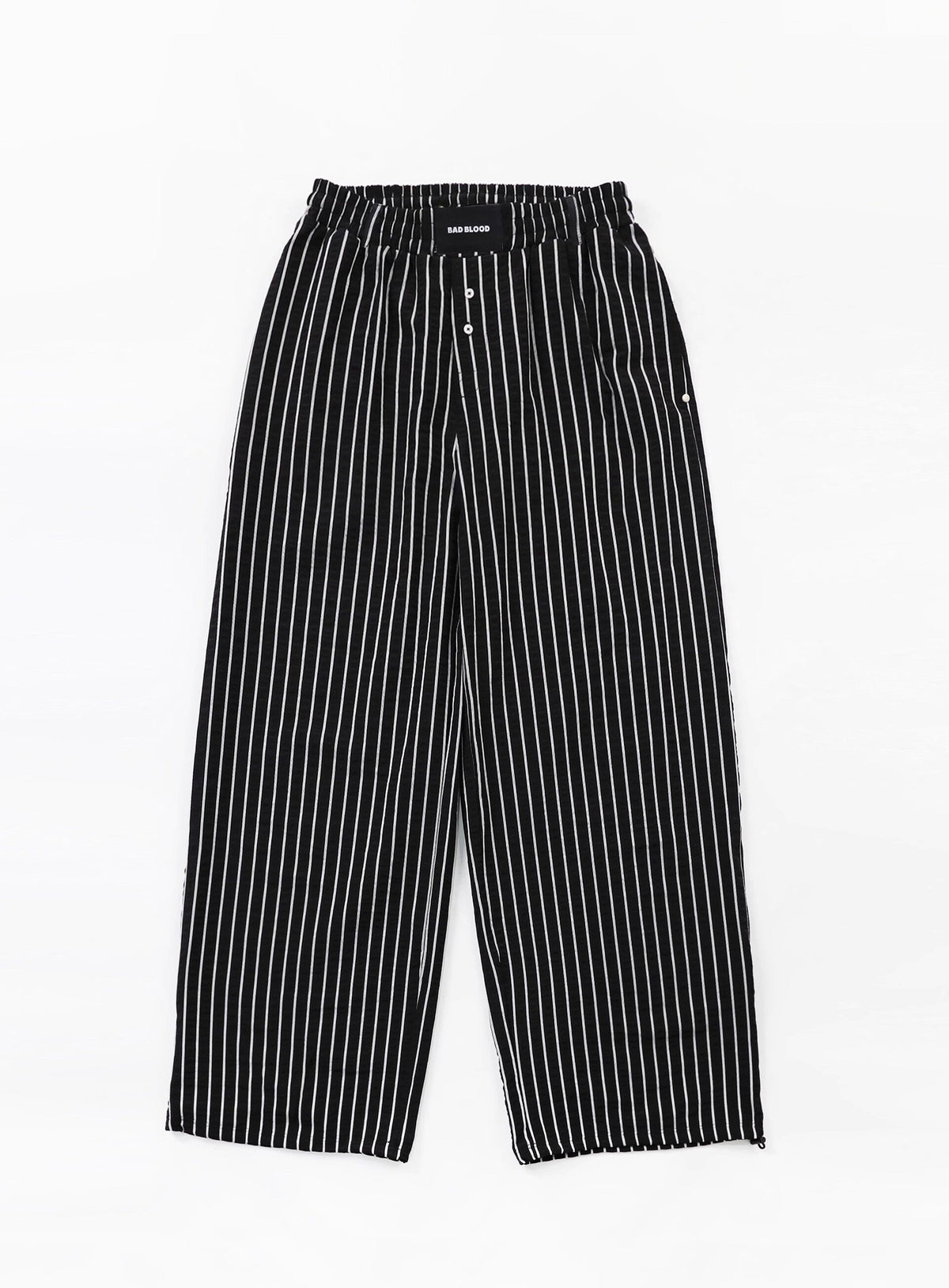 Badblood Women's Vintage Striped Wide-Leg Pants