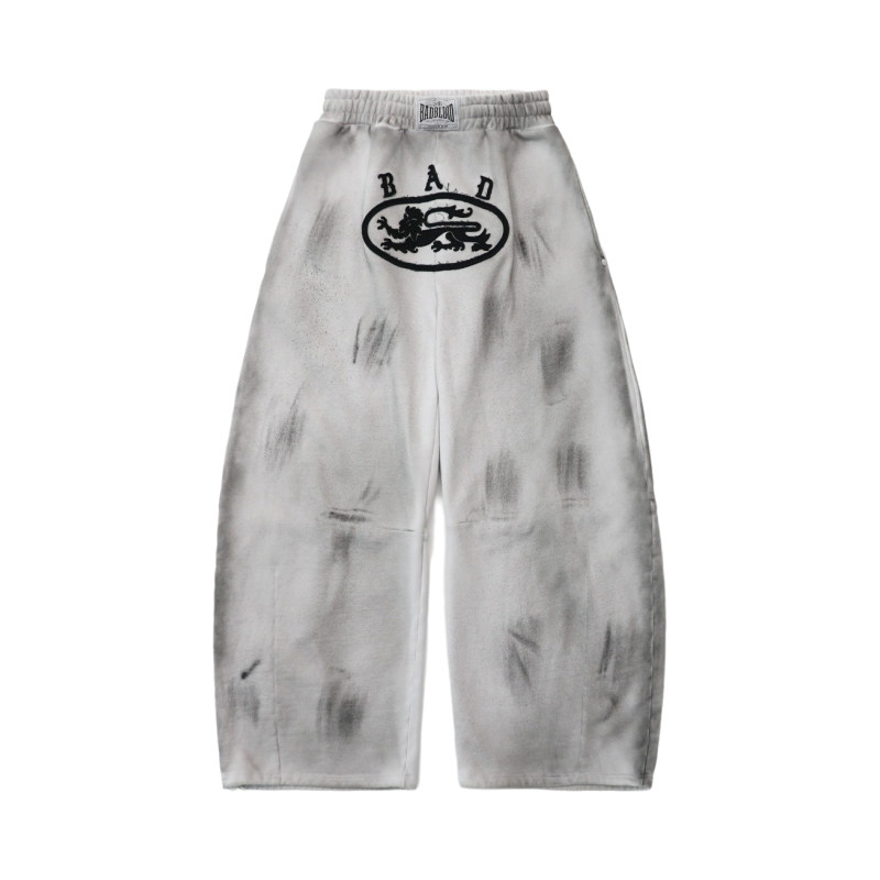 Badblood Women's Vintage Tie-Dye Cropped Sweatpants