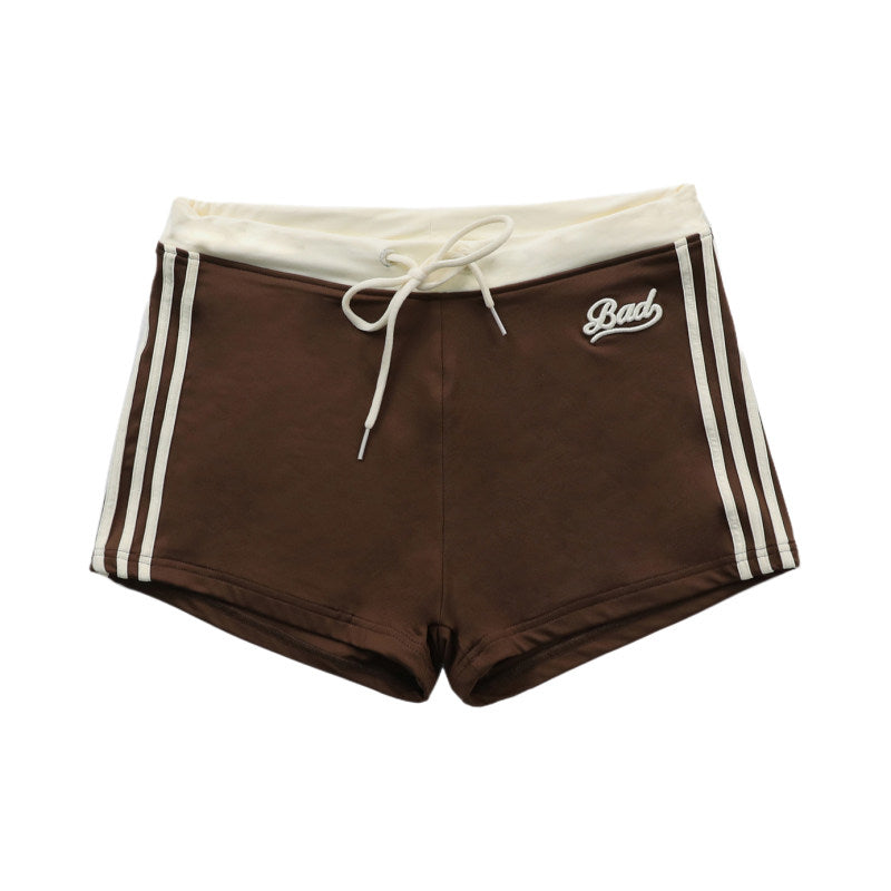 Badblood Women's Vintage Drawstring Athletic Shorts