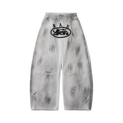 Badblood Women's Vintage Tie-Dye Cropped Sweatpants