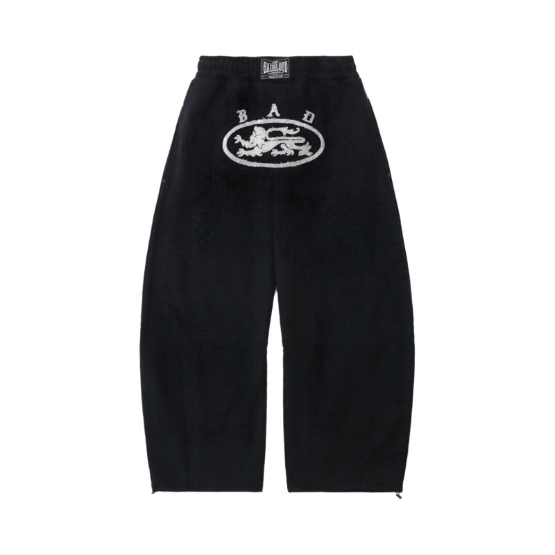 Badblood Women's Vintage Tie-Dye Cropped Sweatpants