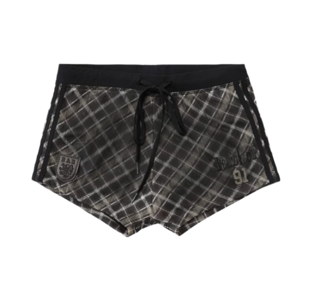 Badblood Women's Vintage Embroidered Athletic Hot Shorts