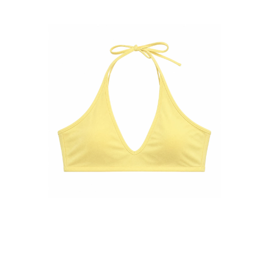 Women's Halter Neck Open Back Ribbed Tank Top