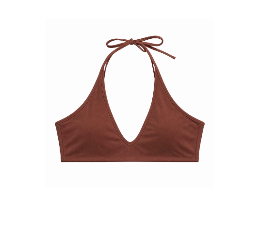 Women's Halter Neck Open Back Ribbed Tank Top